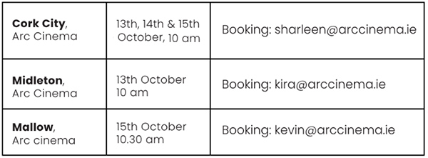 Tempete School Screening Times